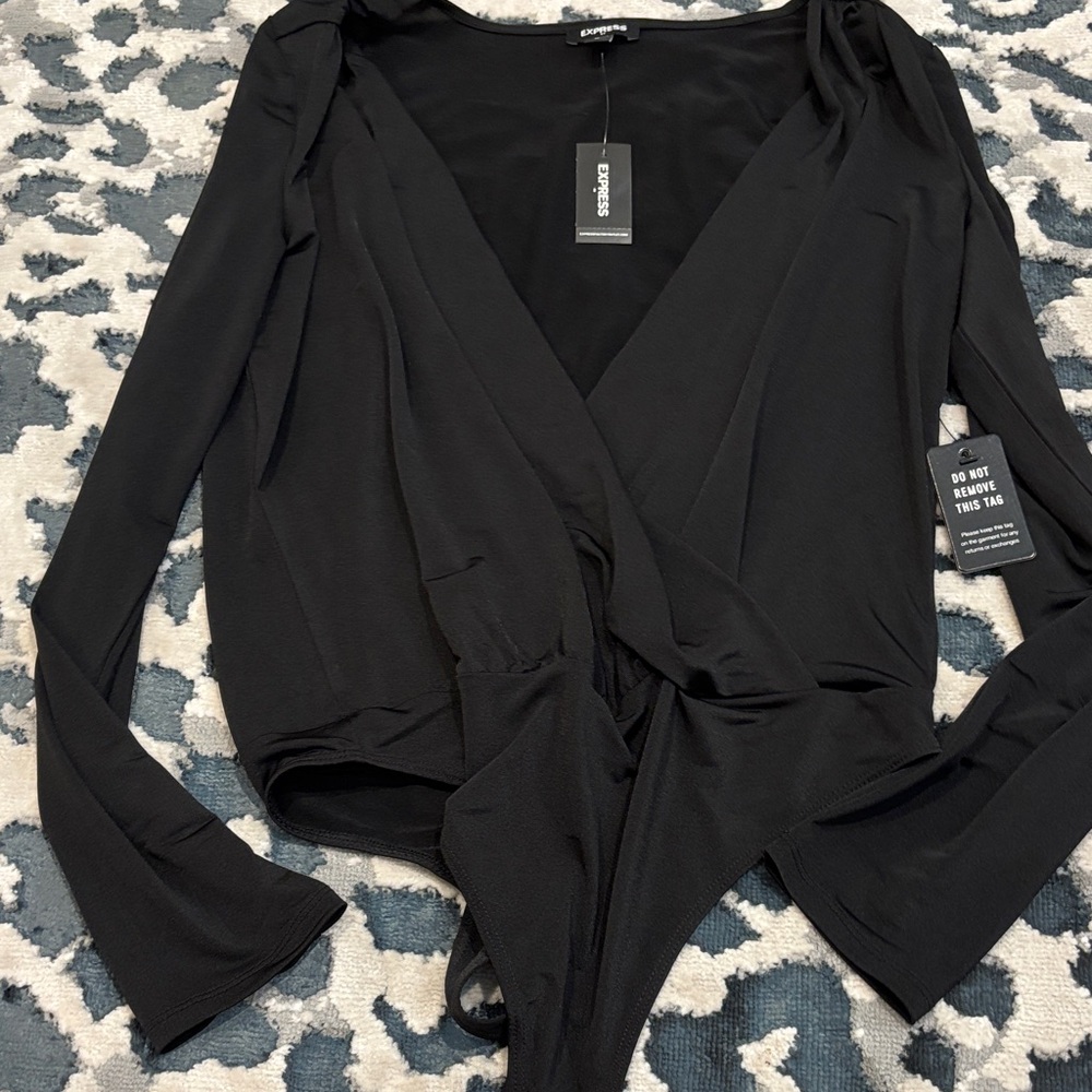 Express Black Bodysuit
